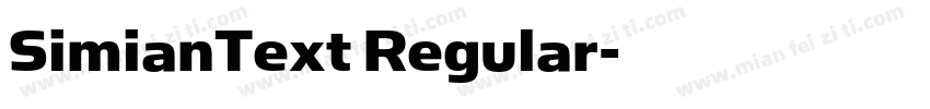 SimianText Regular字体转换
